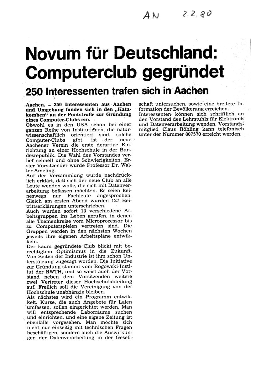 Beitrag AN 1980