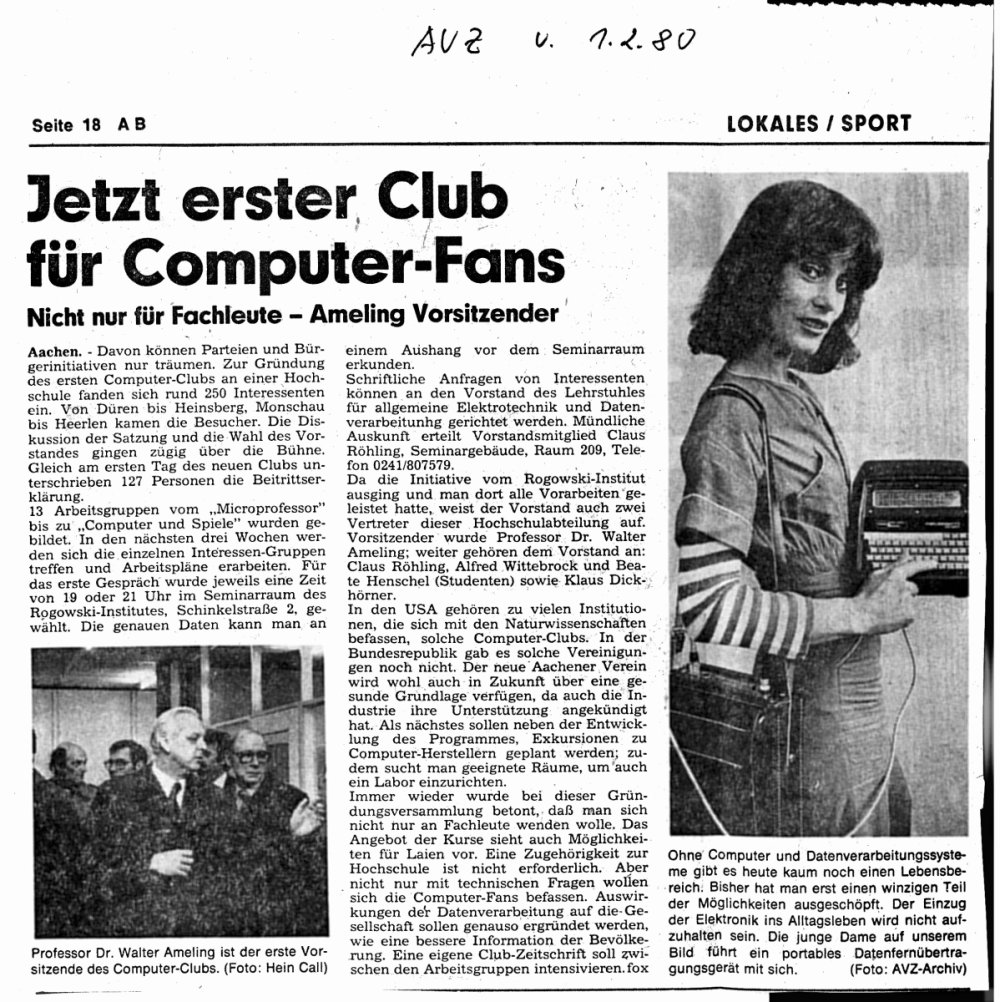 Beitrag AVZ 1980